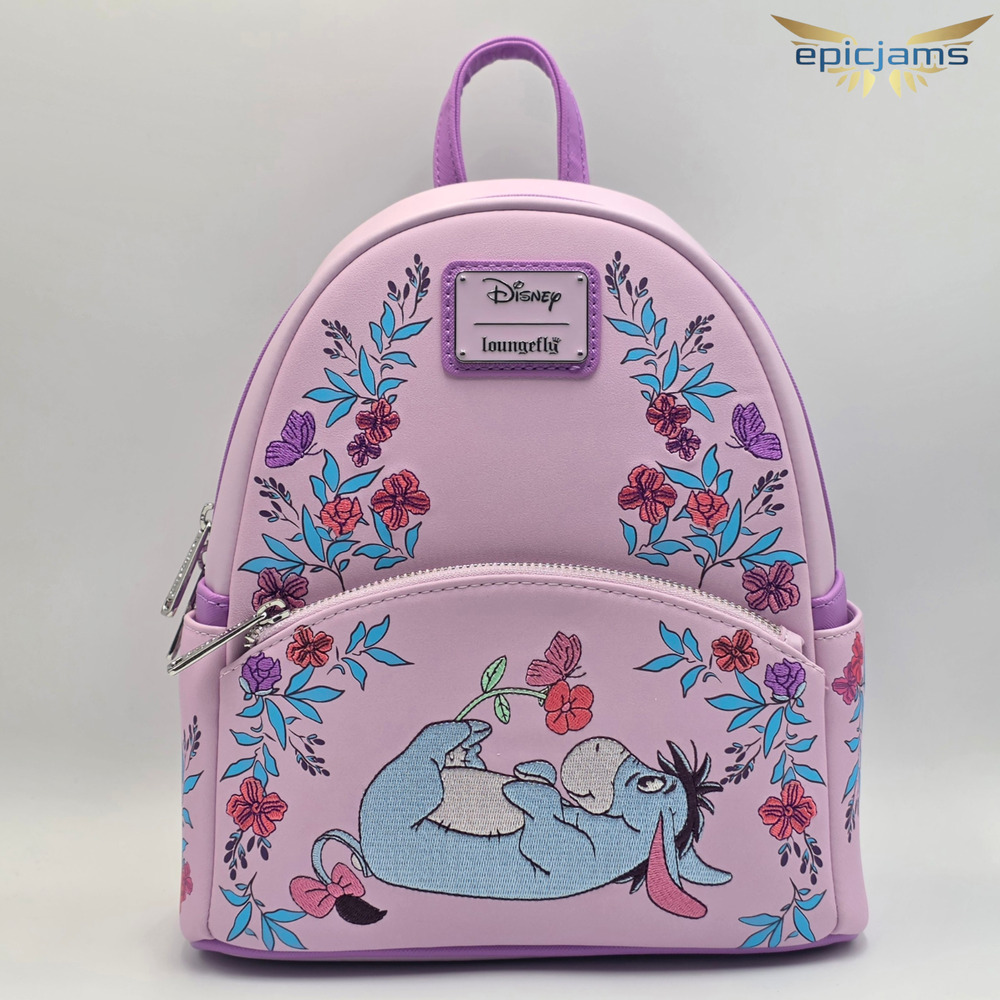 Loungefly Disney Winnie the Pooh Eeyore Floral Mini Backpack New